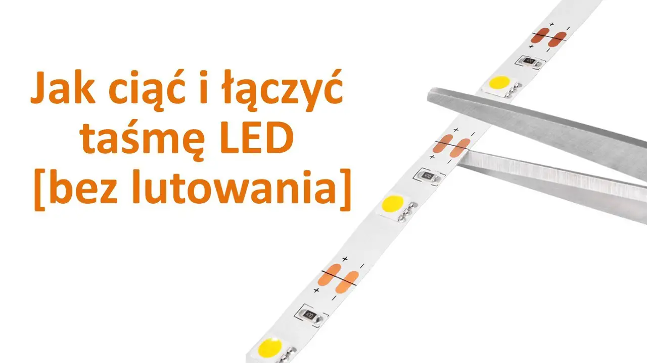 Jak podłączyć taśmę LED pod kątem?